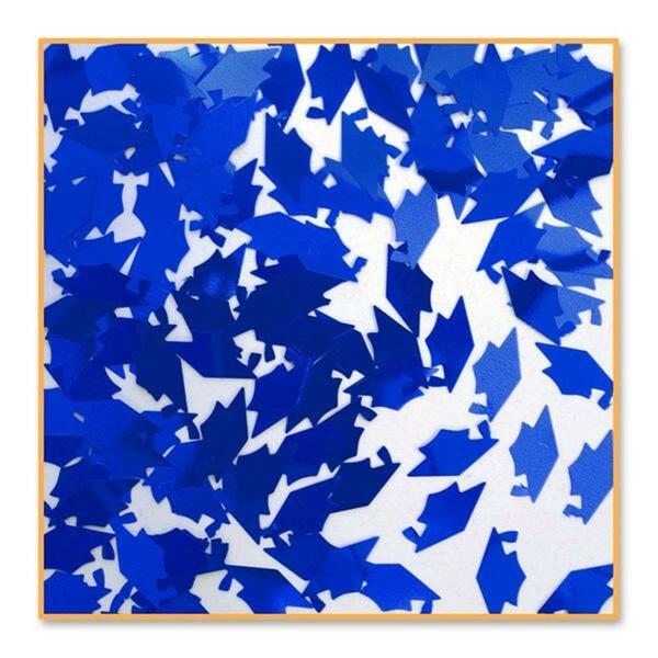 Blue Grad Caps Confetti, 6PK